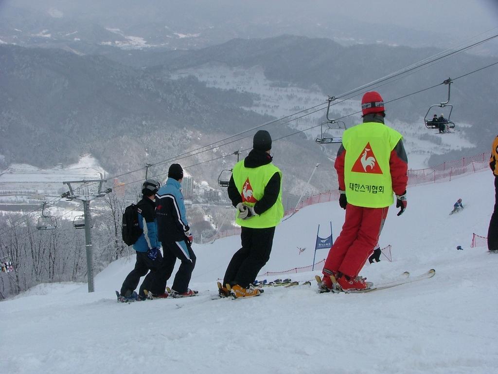 White Cabin Pyeongchang Bagian luar foto