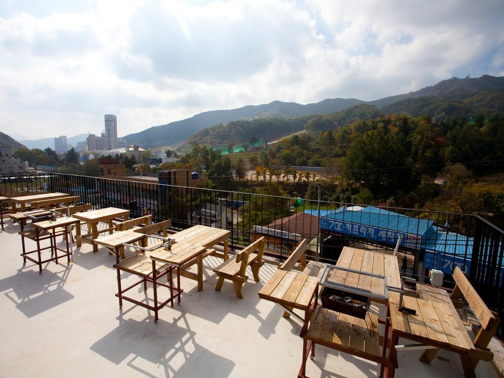 White Cabin Pyeongchang Bagian luar foto