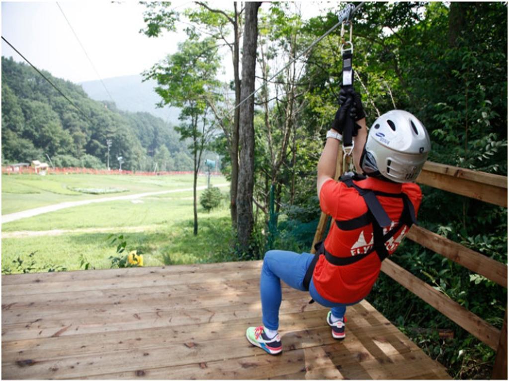 White Cabin Pyeongchang Bagian luar foto