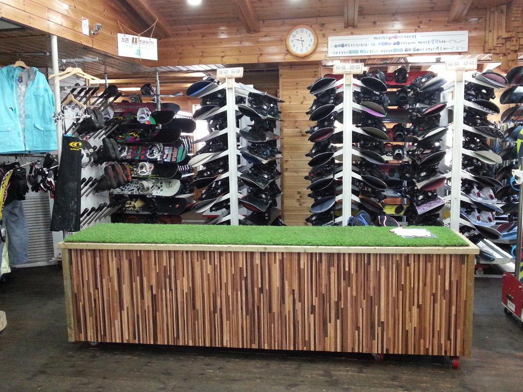 White Cabin Pyeongchang Bagian luar foto